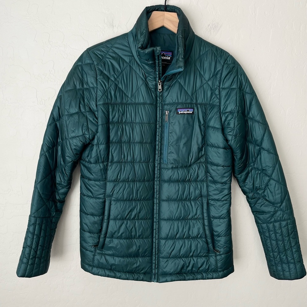 Patagonia Radalie puffer jacket emerald green medium RARE - Picture 4 of 11